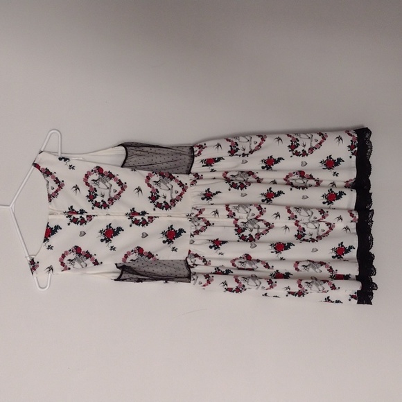 50s style rockabilly skeleton dress - Picture 5 of 7